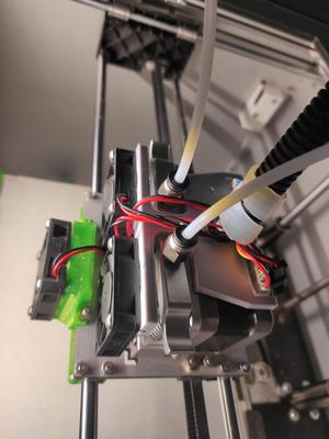 Bibo2 Extruder Top Plate with Fan