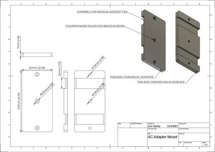 AC Adapter Mount