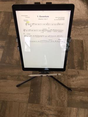 iPad Pro 12.9" Mic Stand Holder