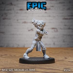 Gnome Tinkerer Female ‧ DnD Miniature ‧ Tabletop Miniatures ‧ Gaming Monster ‧ 3D Model ‧ RPG ‧ DnDminis ‧ STL FILE