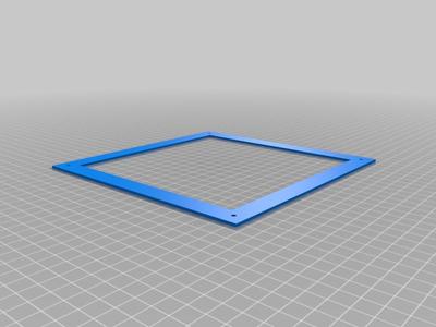 Creality/Ender bed screw drilling template for Anycubic Mega Zero