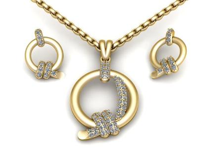 Doyel Pendant Set 3d Printable Model