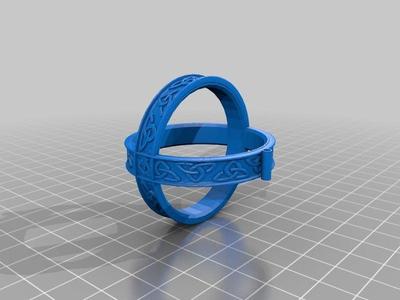 Double Celtic Ring Clanger