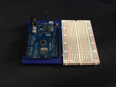 arduino uno base and 400 pin breadboard