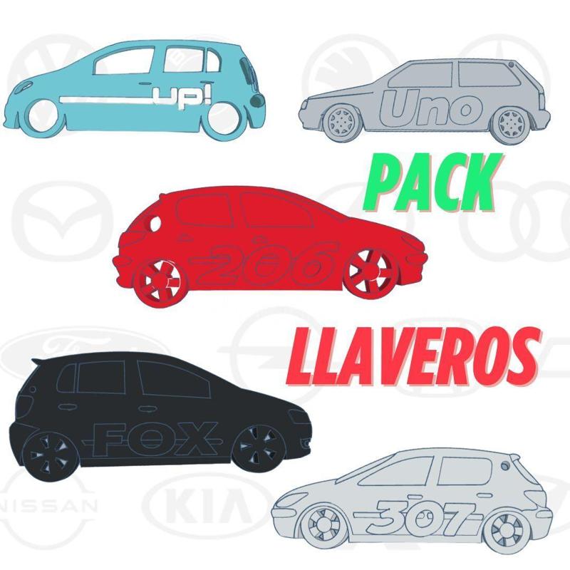 car keychain pack