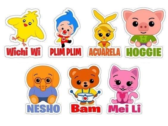 Plim Plim Clown and Friends Key Ring