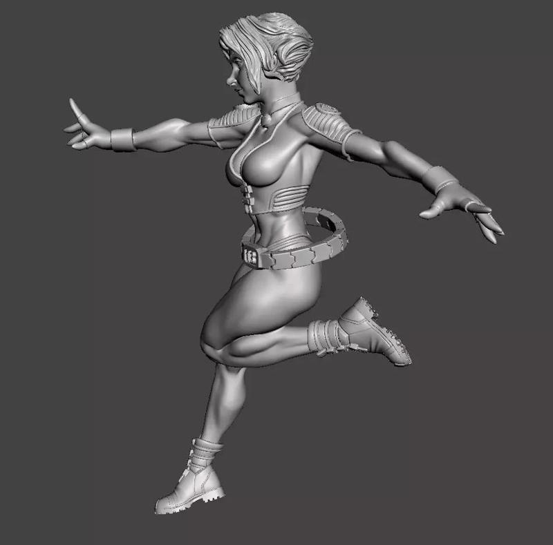 Free fall 3d model printing