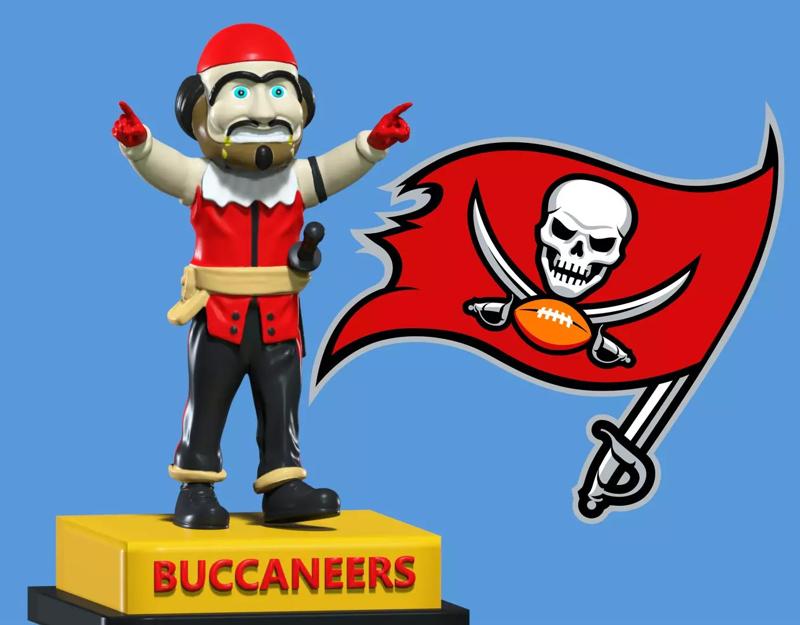 NFL - Captain Fear - Tampa Bay Buccaneers mascot