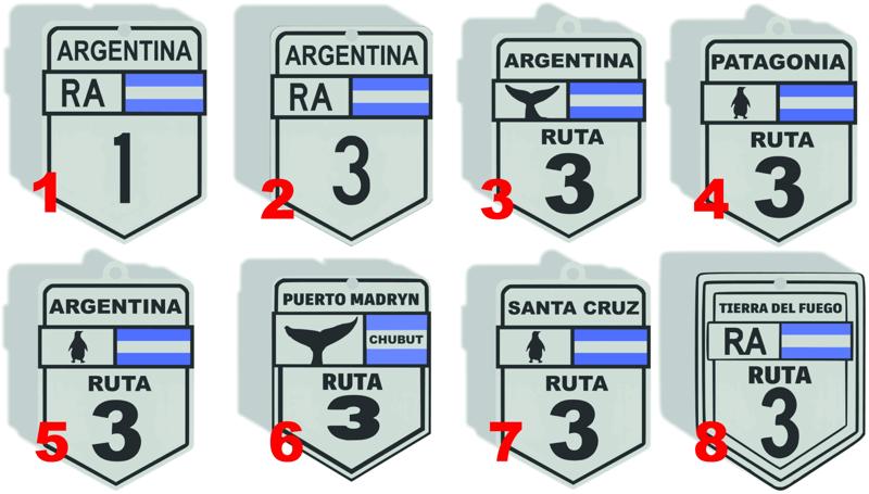 Argentina Routes Key Ring Pack