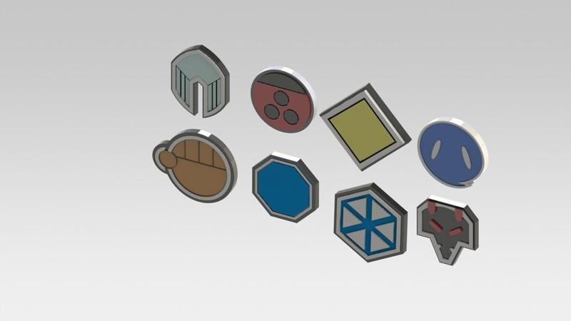 Pokemon Johto badges