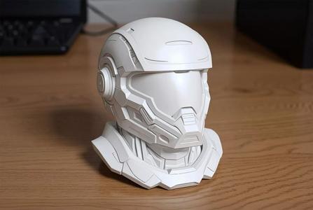 Sci-Fi Helmet 3D Printable