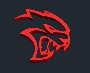 Dodge Hellcat SRT Logo