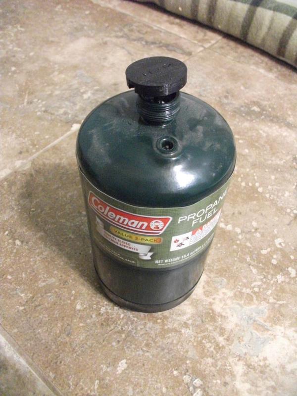 Coleman propane tank discharge plug