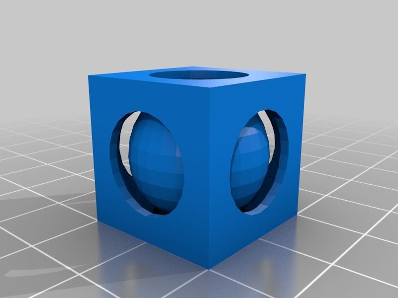 larger  base captive ball