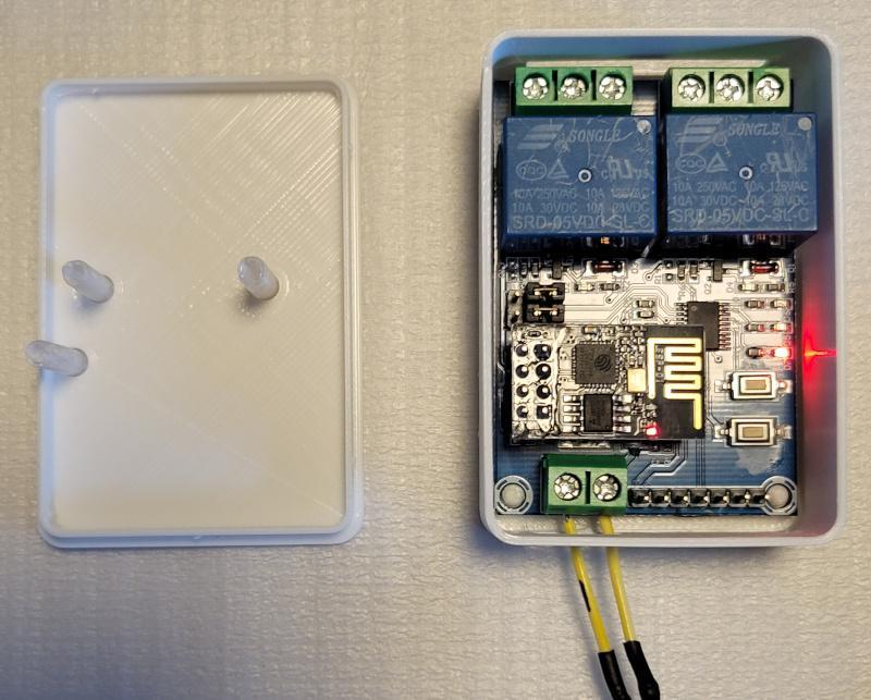 ESP-01 Dual Relay Housing Box