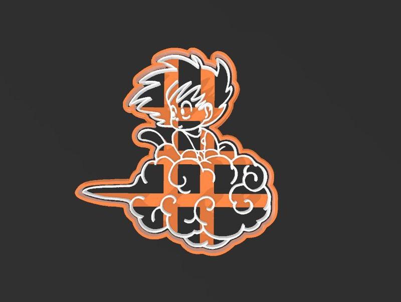 Goku in his cookie cutter bowling nuve
