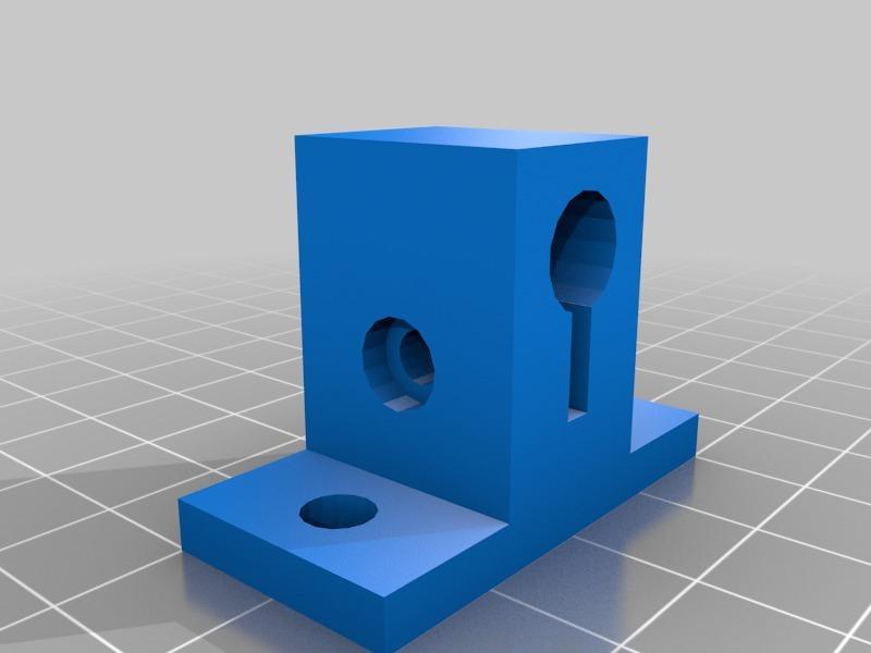 Stubby 8mm Guide Rod Holder for 20mm T-Slot