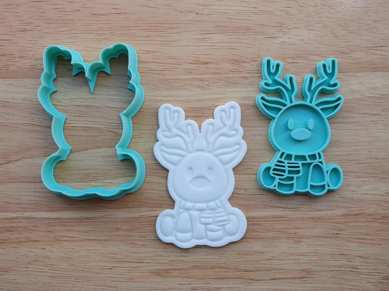 Christmas Reindeer Cookie Cutter