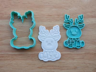 Christmas Reindeer Cookie Cutter