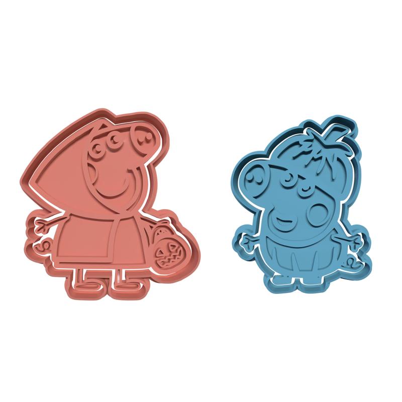 Peppa pig and George Halloween1