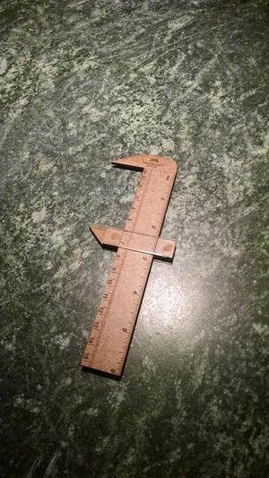 Laser-cut calipers