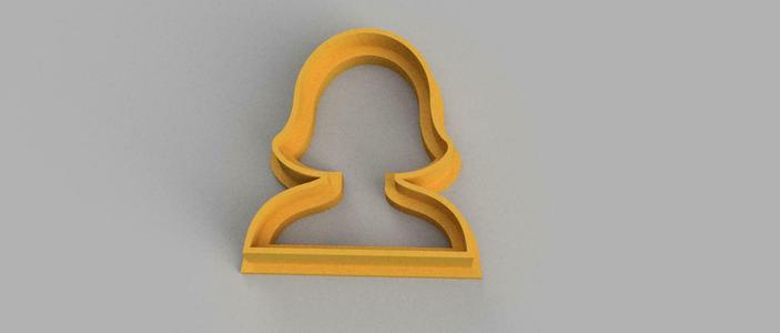 woman COOKIE CUTTER