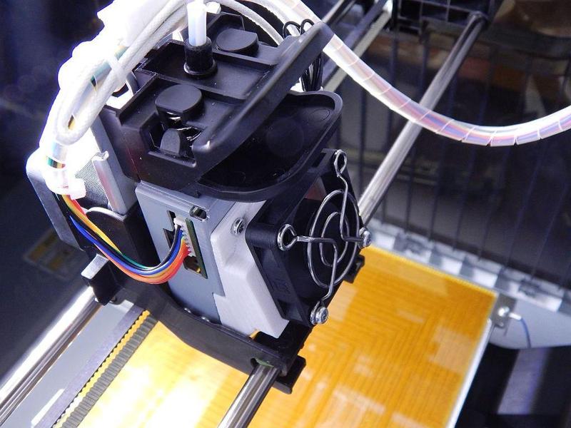 DaVinci 1.0 Extruder Heatsink Cooling Shroud