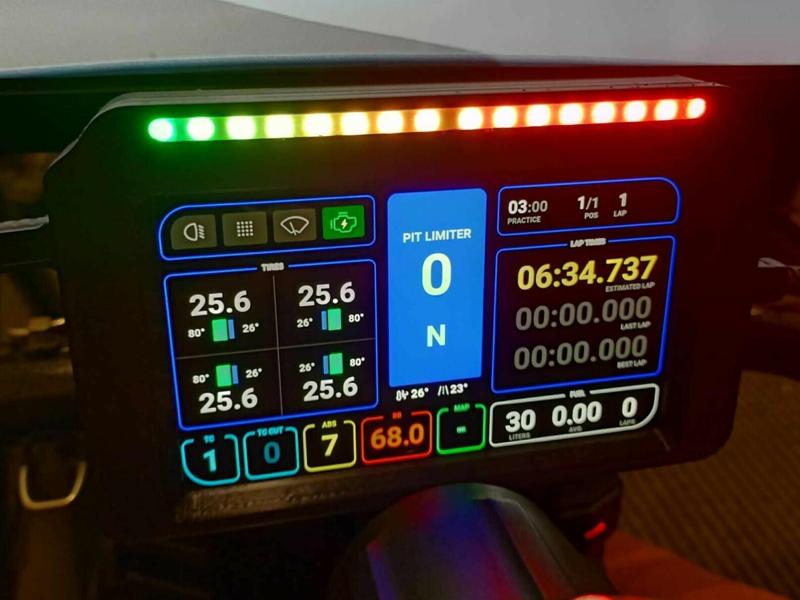 Sim Racing Dash Galaxy S5 DIY 3D Files