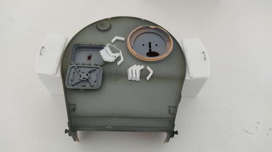 1:16 Rommel boxes and exhaust for early Tiger I