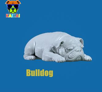 Sleeping Bulldog model - 3D print