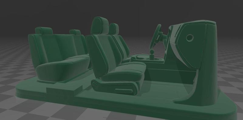 Modern interiors for 1/64 scale cars - Modern interiors for 1/64 scale cars