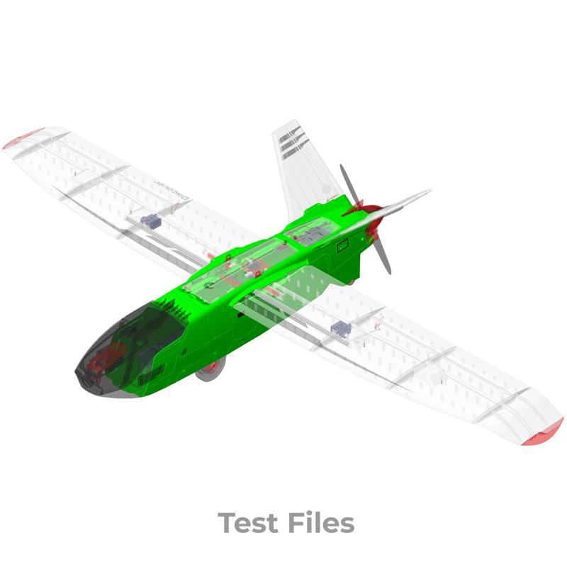 Discover V2 1200 mm Cinematic FPV Plane - Test Files