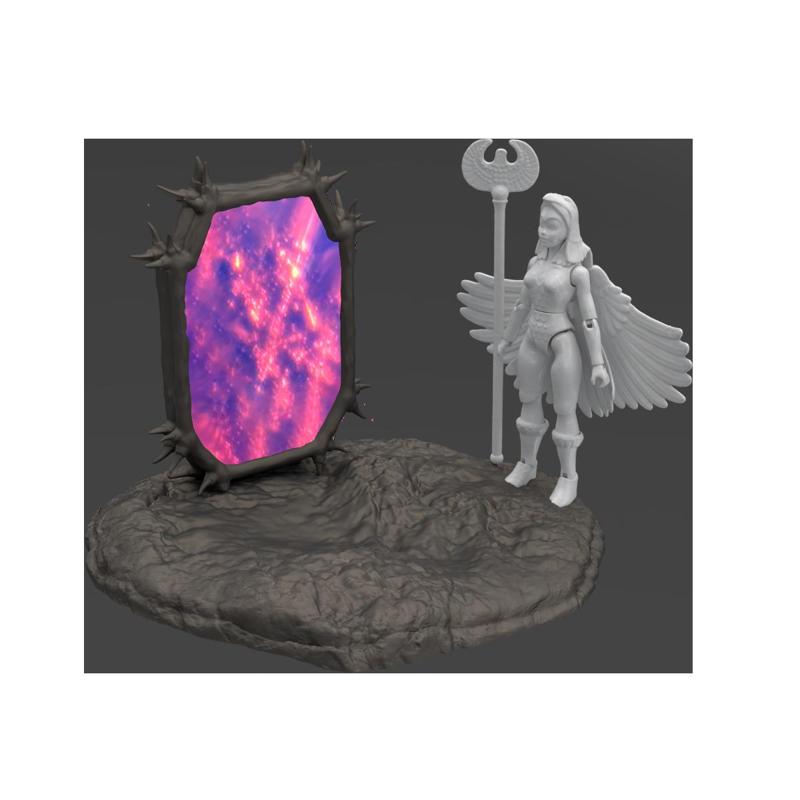 SORCERESS MIRROW - MASTERS OF THE UNIVERSE ORIGINS - FILMATION