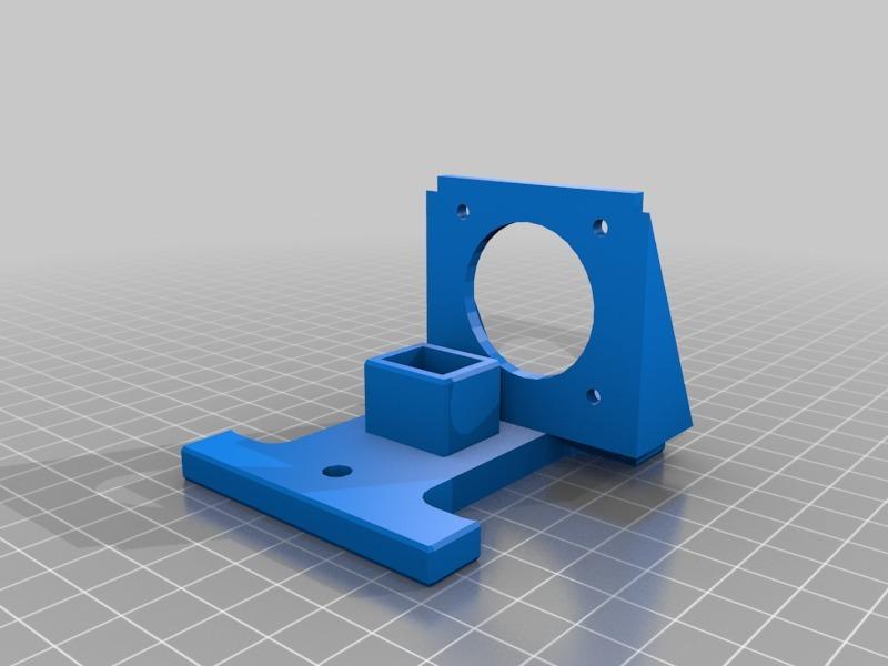 Parametric Z axis to make a Cartesian  XYZ machine from a Prusa Reprap