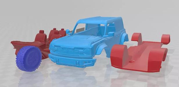 Bronco Two - Door 2022 - 3D Printable Model