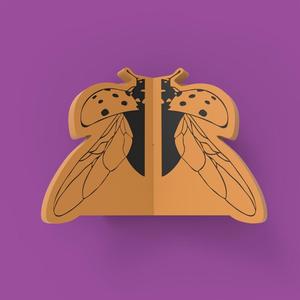 Ladybug-Themed Book Stand – Stylish and Functional Book Holder