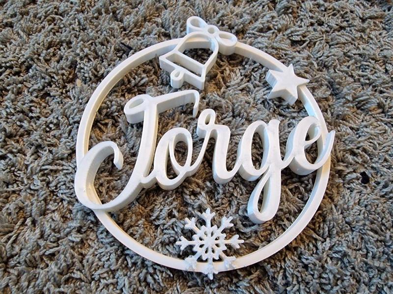 Christmas ornament Jorge