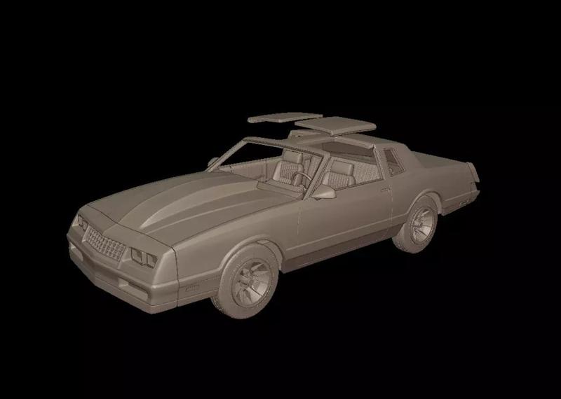 custom monte carlo 86 ss 3D PRINT MODEL