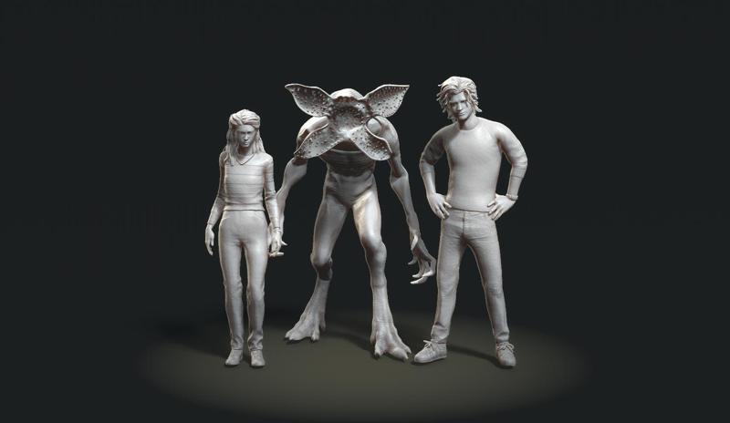 Stranger Things Chapter From Dead By Daylight, Nancy Wheeler, Steve Harrington, Demogorgon
