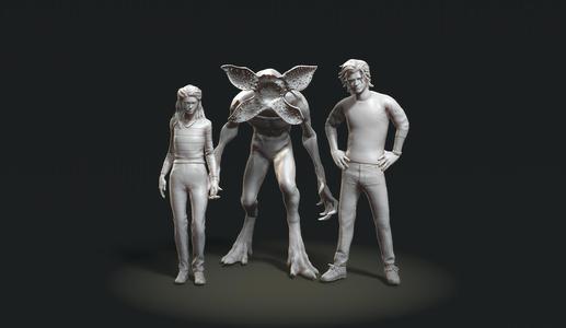 Stranger Things Chapter From Dead By Daylight, Nancy Wheeler, Steve Harrington, Demogorgon
