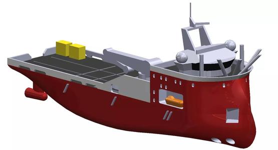 X-bow toy ship