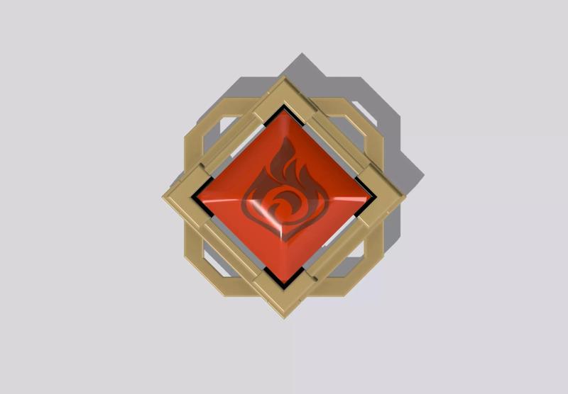 Liyue Pyro Vision Genshin Impact