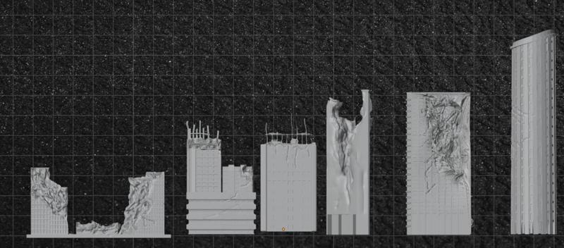 Sh monsterarts destroyed buildings