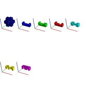 Burr puzzle level 7 by Philippe Dubois "Gaby Games"