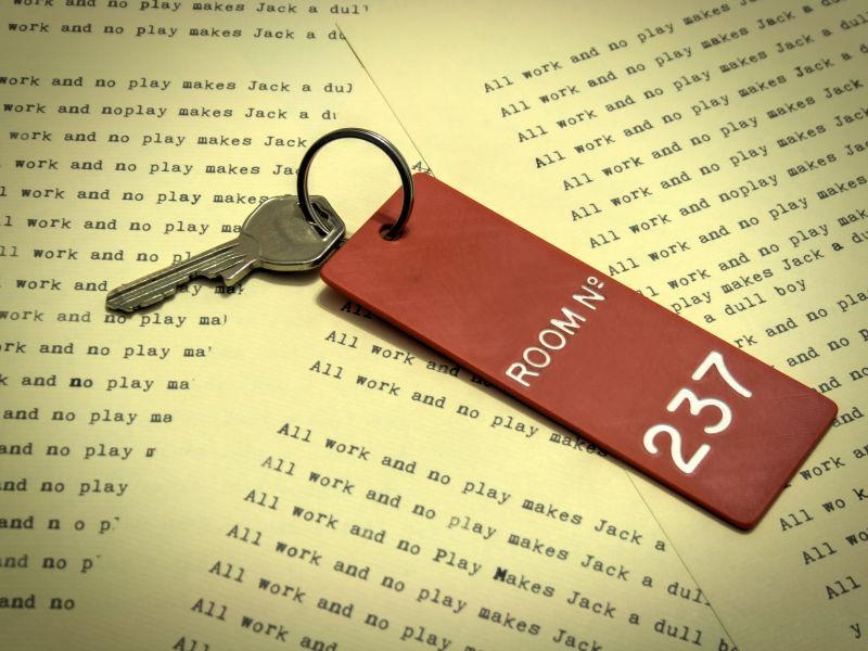 Overlook Hotel Room No 237 Key Fob (New)