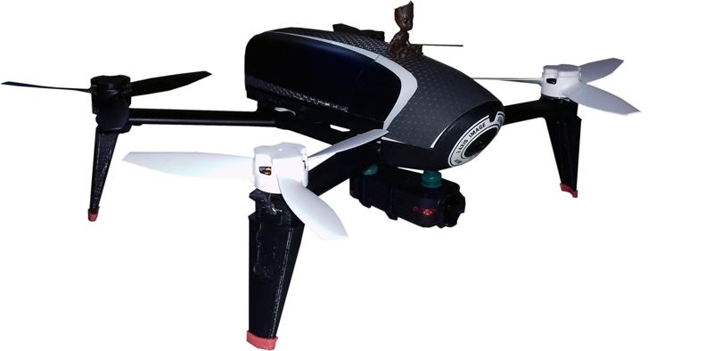 Parrot Bebop 2 extention of foot