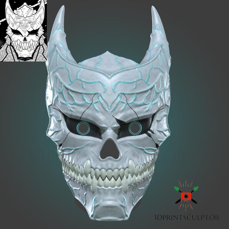 KAIJU NO 8 MASK FOR  COSPLAY (DETAILED MASK)