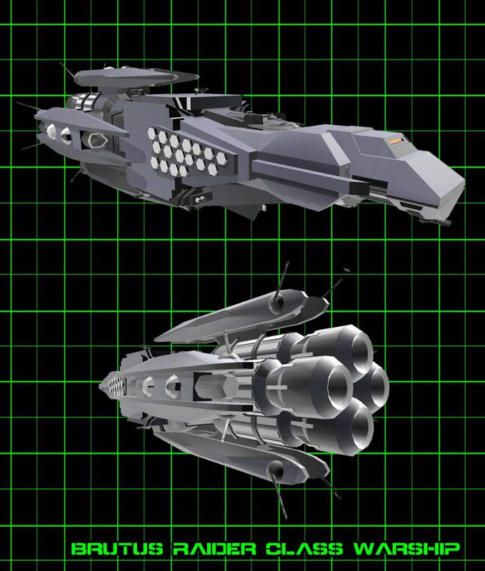 Brutus Raider class warship