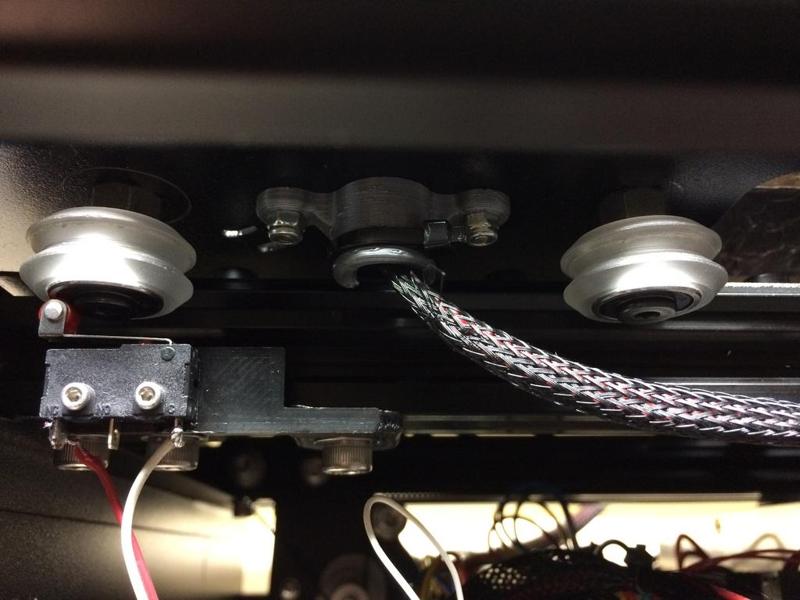 MendelMax 3 Heated Bed Cable Strain Relief