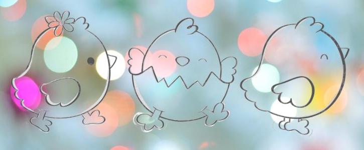 Easter Cute Chicks Cookie Cutters